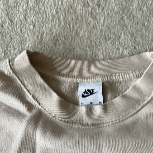 Nike Beige oversize Crewneck Sweatshirt XL - Picture 2 of 14